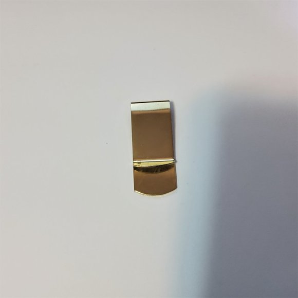 Vintage Gold Plated Money Clip - Picture 2 of 2